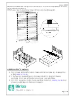 Предварительный просмотр 8 страницы Birlea PHOENIX OTTOMAN 4' Assembly Instructions Manual