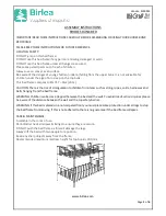 Birlea RHODES Assembly Instructions Manual предпросмотр