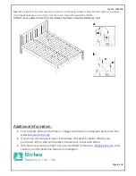 Предварительный просмотр 6 страницы Birlea RIO 4' Assembly Instructions Manual