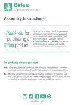 Birlea SAFARI SAFBBGRY Assembly Instructions Manual предпросмотр