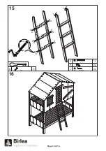 Предварительный просмотр 14 страницы Birlea SAFARI SAFBBGRY Assembly Instructions Manual