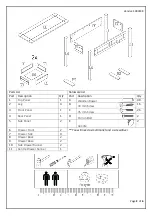 Предварительный просмотр 2 страницы Birlea SANTIAGO 2 DRAWER CONSOLE TABLE Assembly Instructions Manual