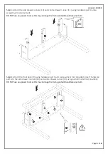 Предварительный просмотр 5 страницы Birlea SANTIAGO 2 DRAWER CONSOLE TABLE Assembly Instructions Manual