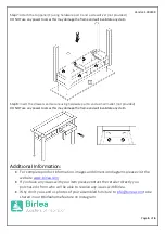 Предварительный просмотр 6 страницы Birlea SANTIAGO 2 DRAWER CONSOLE TABLE Assembly Instructions Manual