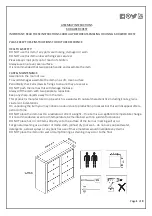 Предварительный просмотр 1 страницы Birlea Santiago 6 Drawer Chest Assembly Instructions Manual