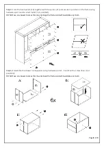 Предварительный просмотр 8 страницы Birlea Santiago 6 Drawer Chest Assembly Instructions Manual