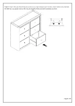 Предварительный просмотр 9 страницы Birlea Santiago 6 Drawer Chest Assembly Instructions Manual