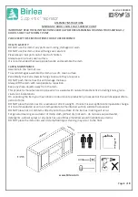 Birlea SANTIAGO Assembly Instructions Manual preview