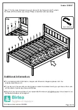 Предварительный просмотр 6 страницы Birlea SANTOS 4.0' BED PINE Assembly Instruction Manual