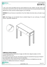 Предварительный просмотр 4 страницы Birlea SEVILLE S000331 Assembly Instructions