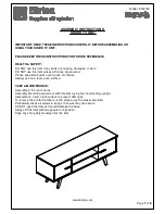 Preview for 1 page of Birlea SHARD Assembly Instructions Manual