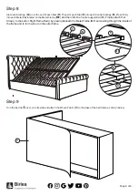 Предварительный просмотр 8 страницы Birlea Sienna Assembly Instructions Manual