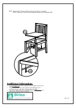 Предварительный просмотр 5 страницы Birlea SOMERSET DINING SET Assembly Instructions