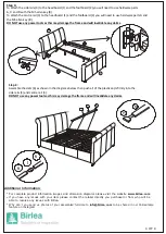 Предварительный просмотр 4 страницы Birlea Stratus 4' Bed 5056206616519 Assembly Instructions