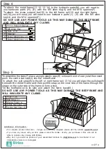 Предварительный просмотр 4 страницы Birlea STRATUS OTTOMAN BED Assembly Instructions