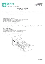 Birlea Toulouse 5 Assembly Instructions предпросмотр