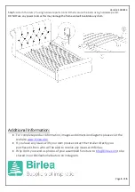 Предварительный просмотр 5 страницы Birlea TOULOUSE 6 Assembly Instructions