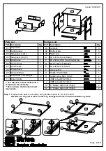 Preview for 3 page of Birlea Urban 1 Drawer Bedside Assembly Instruction Manual