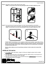 Предварительный просмотр 11 страницы Birlea URBAN 4 DOOR WARDROBE ME53978895 Assembly Instructions Manual