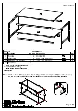 Предварительный просмотр 3 страницы Birlea Urban Coffee Table Assembly Instructions