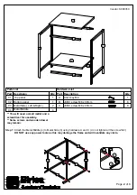 Предварительный просмотр 3 страницы Birlea Urban Lamp Table S000350 Assembly Instructions