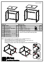 Предварительный просмотр 3 страницы Birlea URBAN NEST OF TABLES Assembly Instructions