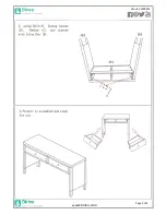 Предварительный просмотр 3 страницы Birlea Valencia 2 Drawer Sideboard Assembly Instructions