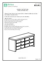 Preview for 2 page of Birlea VIENNA Assembly Instructions