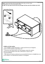 Preview for 8 page of Birlea WINCHESTER 2 DRAWER COFFEE TABLE Assembly Instructions Manual