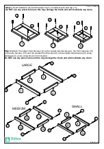 Предварительный просмотр 4 страницы Birlea WINCHESTER NEST OF TABLES Assembly Instructions Manual