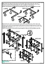 Предварительный просмотр 5 страницы Birlea WINCHESTER NEST OF TABLES Assembly Instructions Manual