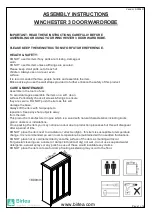 Preview for 2 page of Birlea Winchester WIN3WCRO Assembly Instructions Manual