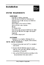 Preview for 5 page of Birmy Graphics PowerRIP Stylus Installation And Operation Manual