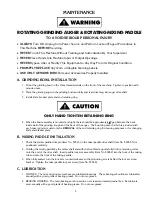 Preview for 11 page of BIRO AFMG-48-II Operating And Service Manual