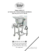 Preview for 1 page of BIRO Mini-32 Operating And Service Manual