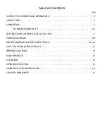 Preview for 2 page of BIRO VTS-44 VACUUM TUMBLER Operations Manual & Parts List