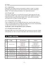 Preview for 11 page of BISEN BS-PY82L-120DC Installation Manual & Users Manual