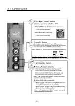 Предварительный просмотр 9 страницы Bishamon ESC32UF Operation Manual