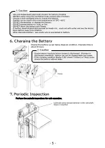 Предварительный просмотр 5 страницы Bishamon KGL20NH Operation And Service Manual