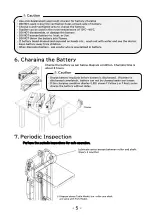 Preview for 5 page of Bishamon KGL20NHF Operation And Service Manual