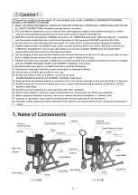 Preview for 2 page of Bishamon LV50WE Operation And Service Manual