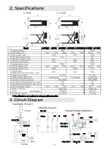 Preview for 3 page of Bishamon LV50WE Operation And Service Manual