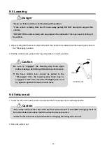 Предварительный просмотр 21 страницы Bishamon NSA3500N Operation And Service Manual