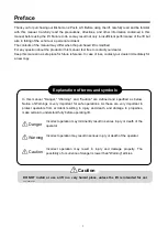 Preview for 2 page of Bishamon NSP3500N Operation And Service Manual