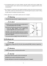 Предварительный просмотр 20 страницы Bishamon NSP3500N Operation And Service Manual