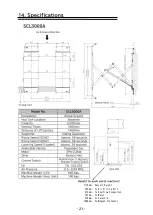 Предварительный просмотр 22 страницы Bishamon SCL3000A Operation Manual