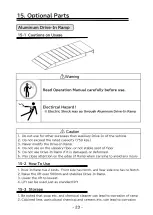 Предварительный просмотр 24 страницы Bishamon SCL3000A Operation Manual