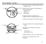 Preview for 31 page of Bism 4GS Dive Demo Solis Operating Manual