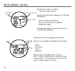 Preview for 32 page of Bism 4GS Dive Demo Solis Operating Manual