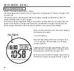 Preview for 36 page of Bism 4GS Dive Demo Solis Operating Manual